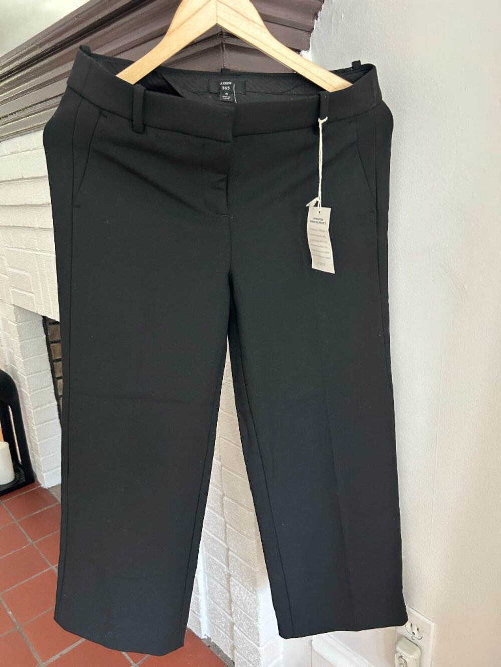J. Crew Black Pants Size 6 NWT